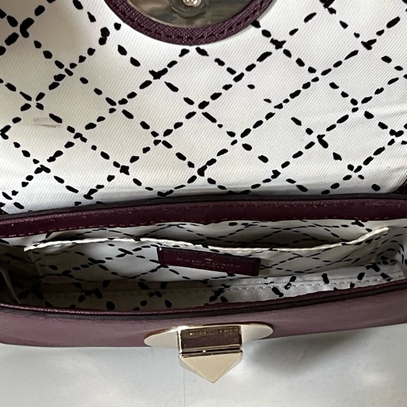 Kate Spade Turn Lock Crossbody Bag in Mulberry - Picture 7 of 10